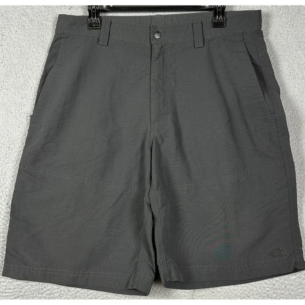 The North Face Horizon Shorts Mens 36 Asphalt Grey Cargo Hiking Trail Outdoor